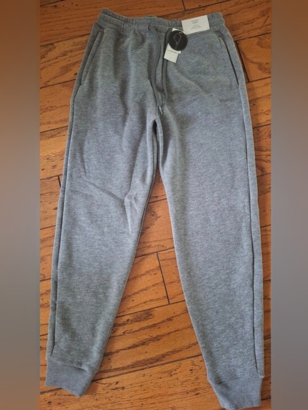 Hollister Men's Heather Grey Fleece Joggers